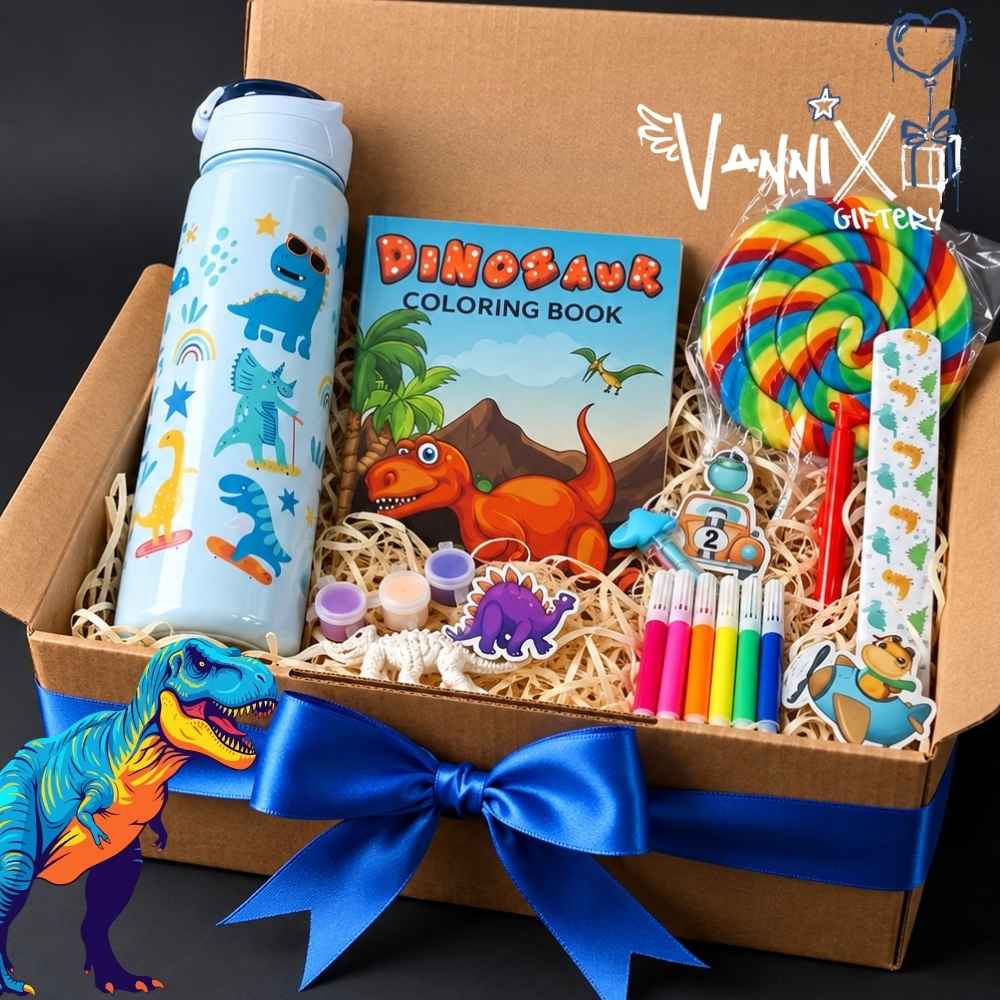 dino doodle dinosaur boys gift box vannix giftery