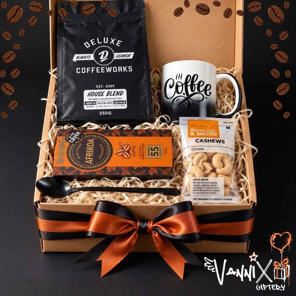 brew break coffee snack box vannix giftery