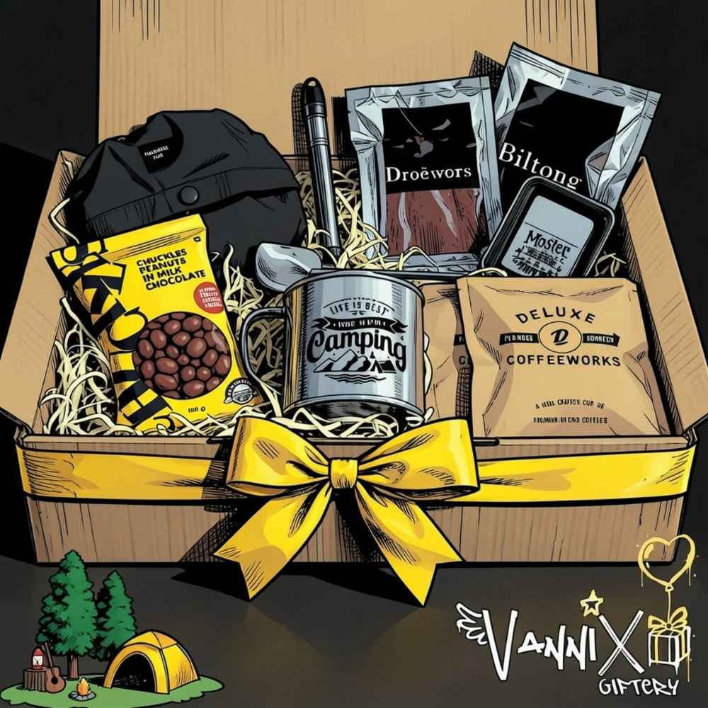 camp legend mens camping gift box vannix giftery animation