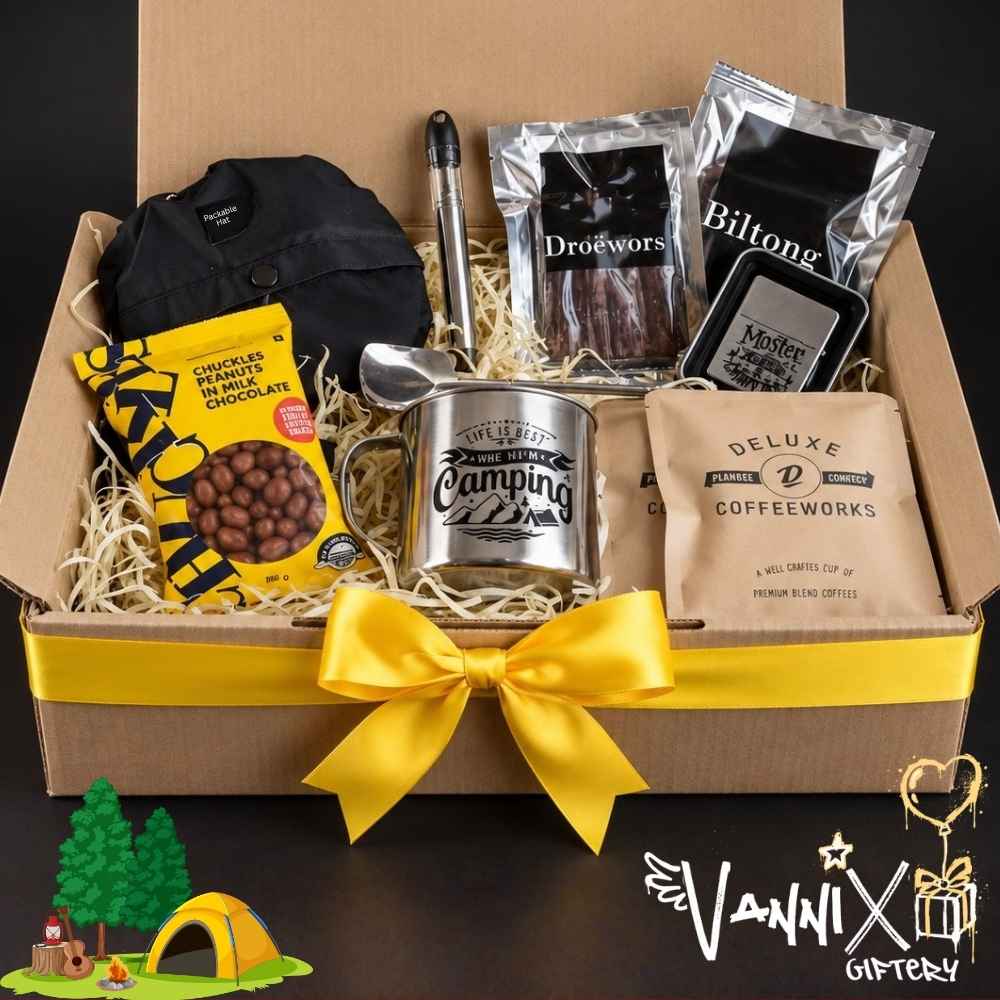 camp legend mens camping gift box vannix giftery