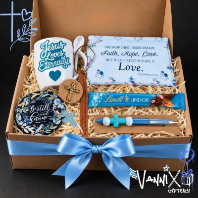 heaven sent blue ladies gift box vannix giftery