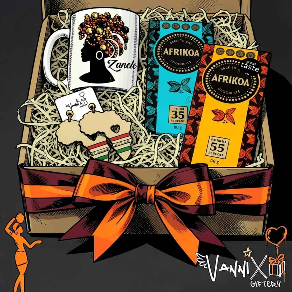 little african queen gift box vannix giftery animation
