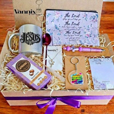 Vannix Giftery Christian Purple Gift Box