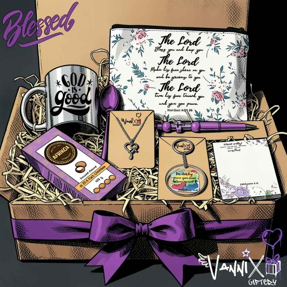 purple promise christian gift box vannix giftery animation