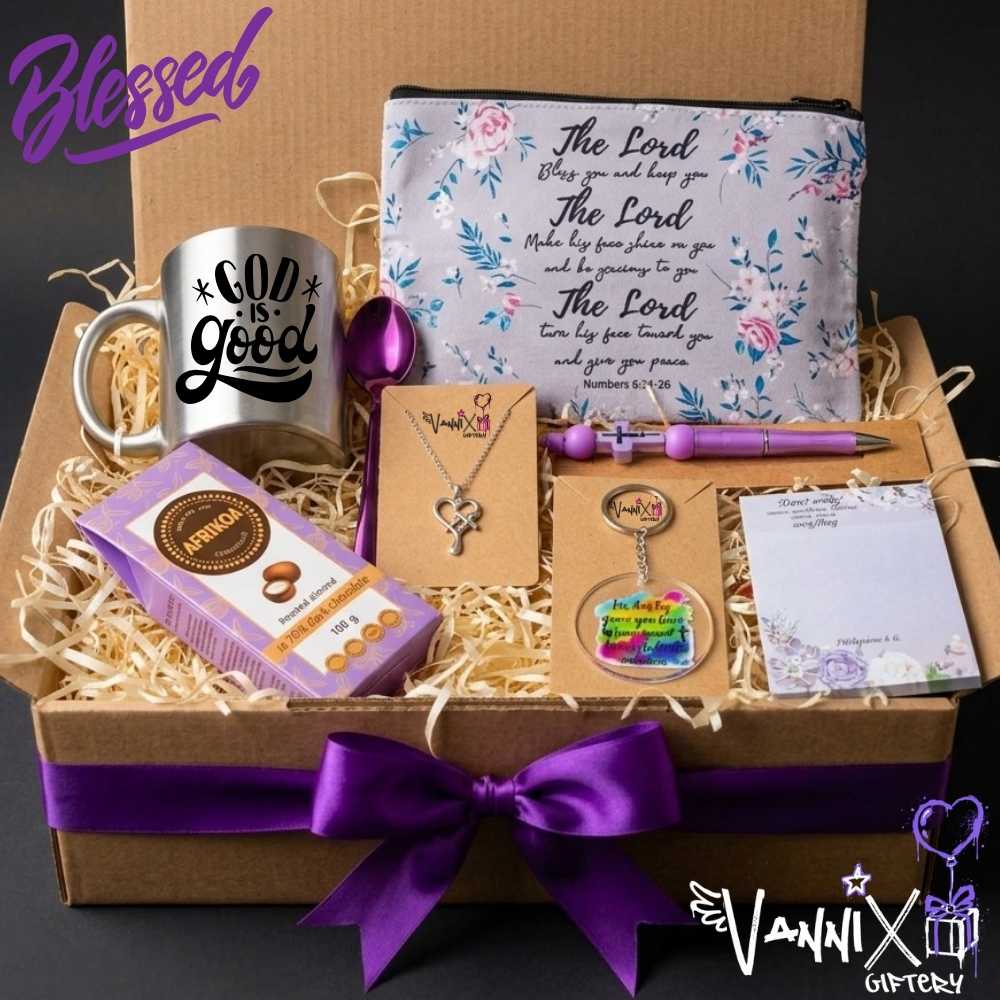 purple promise christian gift box vannix giftery