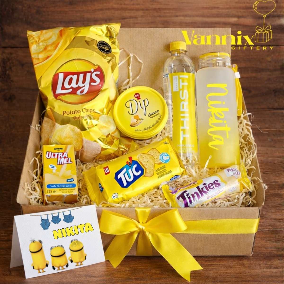 Yellow themed Gift Box Vannix Giftery MAIN