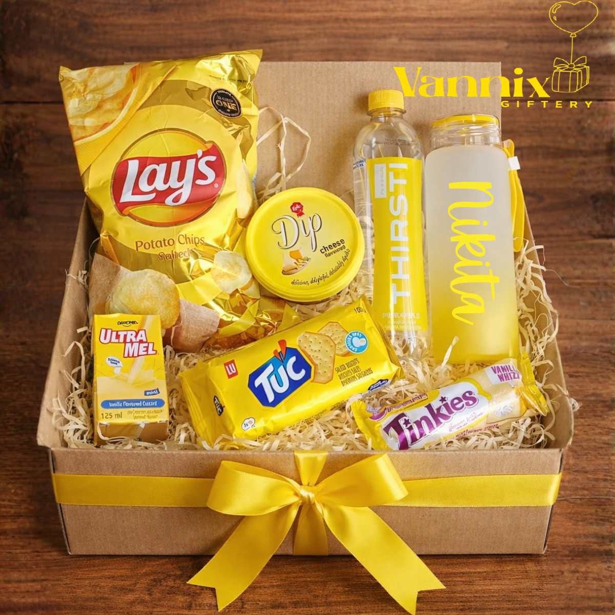 Yellow themed Gift Box Vannix Giftery