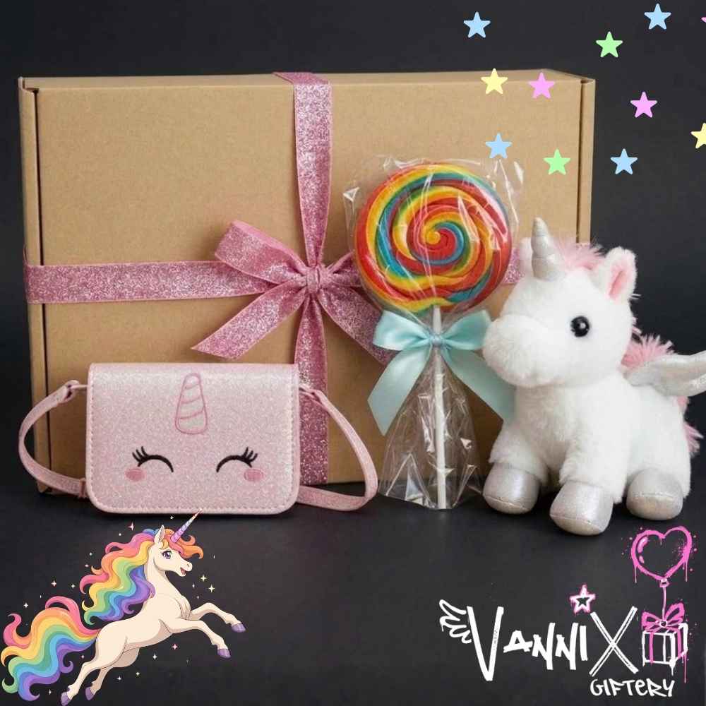 unicorny kids mystery gift box vannix giftery
