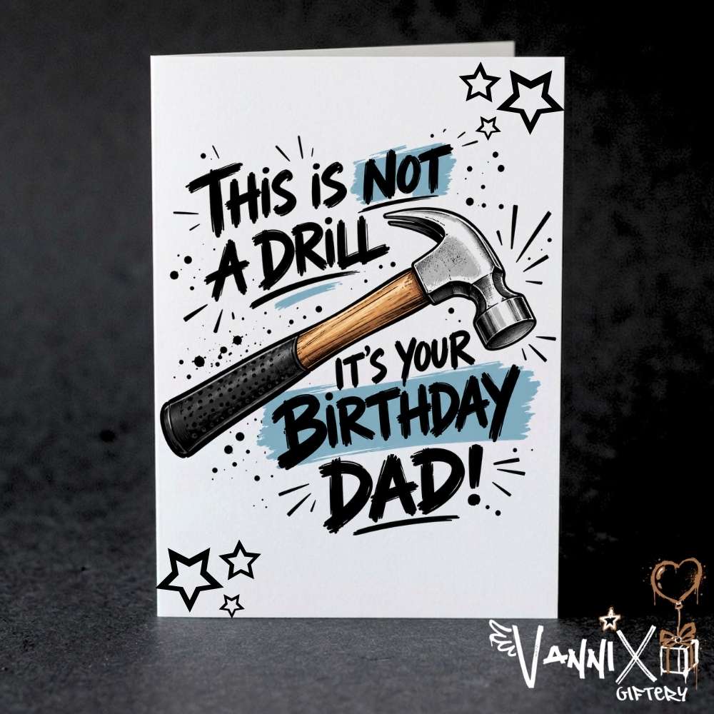 funny dad birthday card vannix giftery