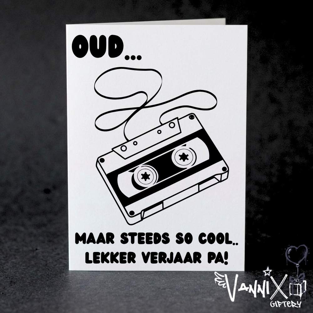 lekker verjaar pa kaartjie vannix giftery
