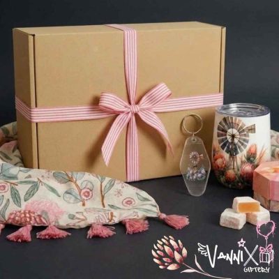 protea pamper pink mystery gift box vannix gitery